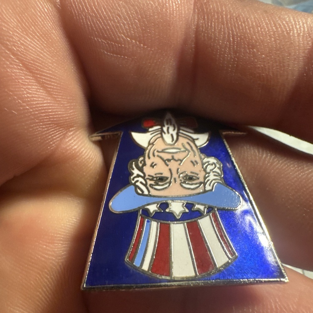 Vintage Usa 250years Uncle Sam Hat Coat Lapel PIN Charm - Picture 7 of 7